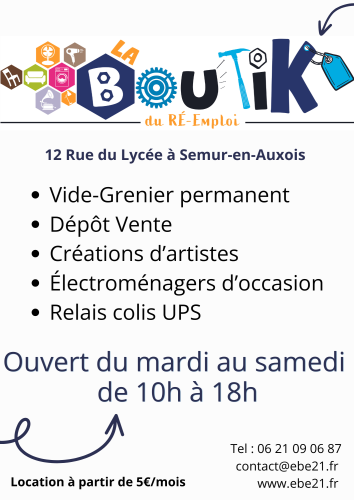 La boutique du Ré-emploi de l'EBE21